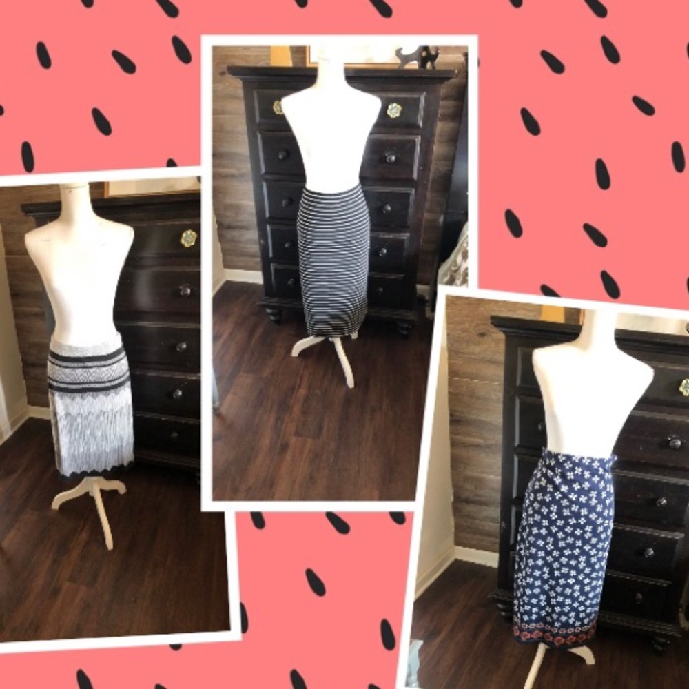 Three Skirt Bundle! All size medium & Max Studio
